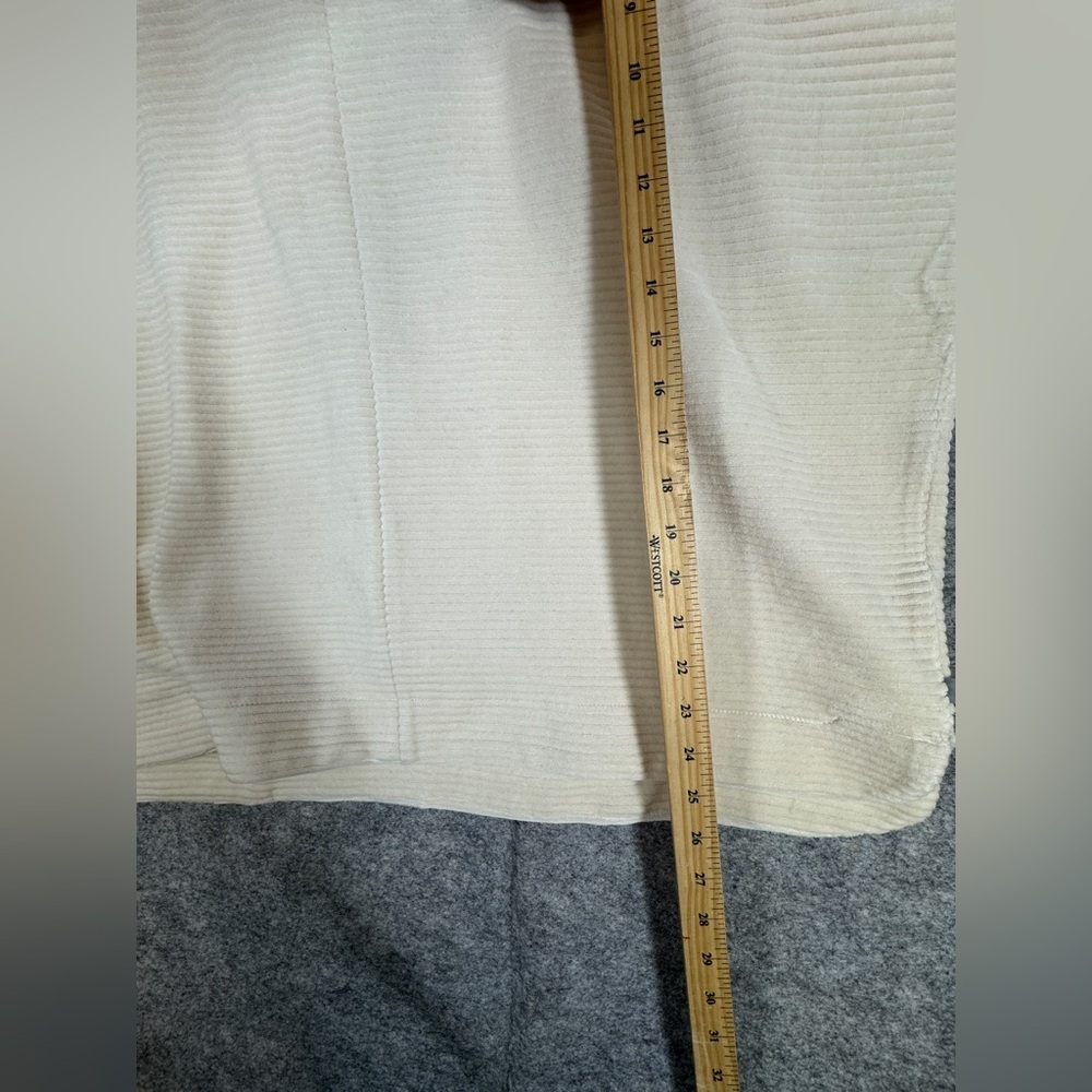 Talbots Cream Cozy Ribbed Knit Sweater - Picture 12 of 14